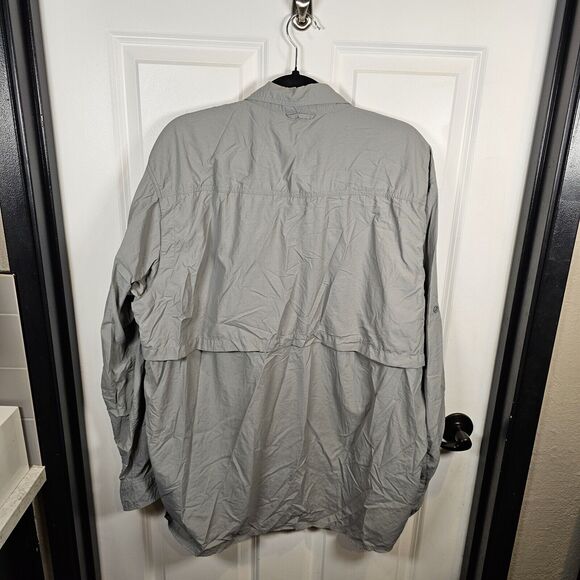 Simms Guide Series Shirt Mens Size 2XL XXL Fishing Vented Roll Tab Long Sleeve - Picture 8 of 11